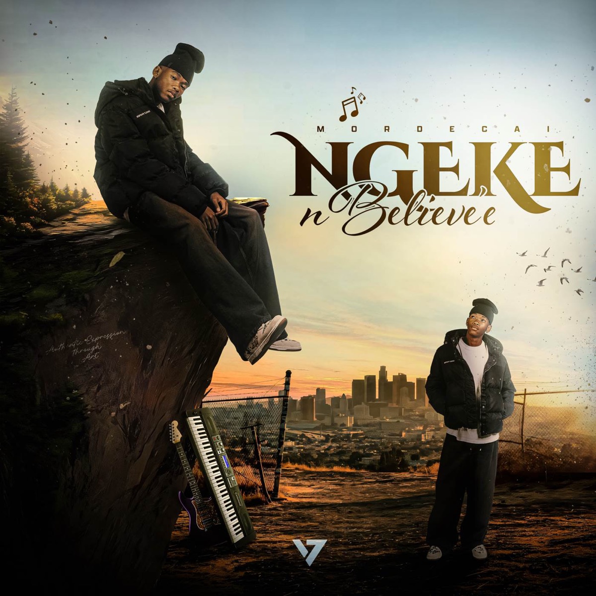 Ngeke n'Believe'e (feat. Tkcreedlion, W4DE & Rory Diamondz) - Single by Mordecai, JayJayy & Sandy6eats album cover