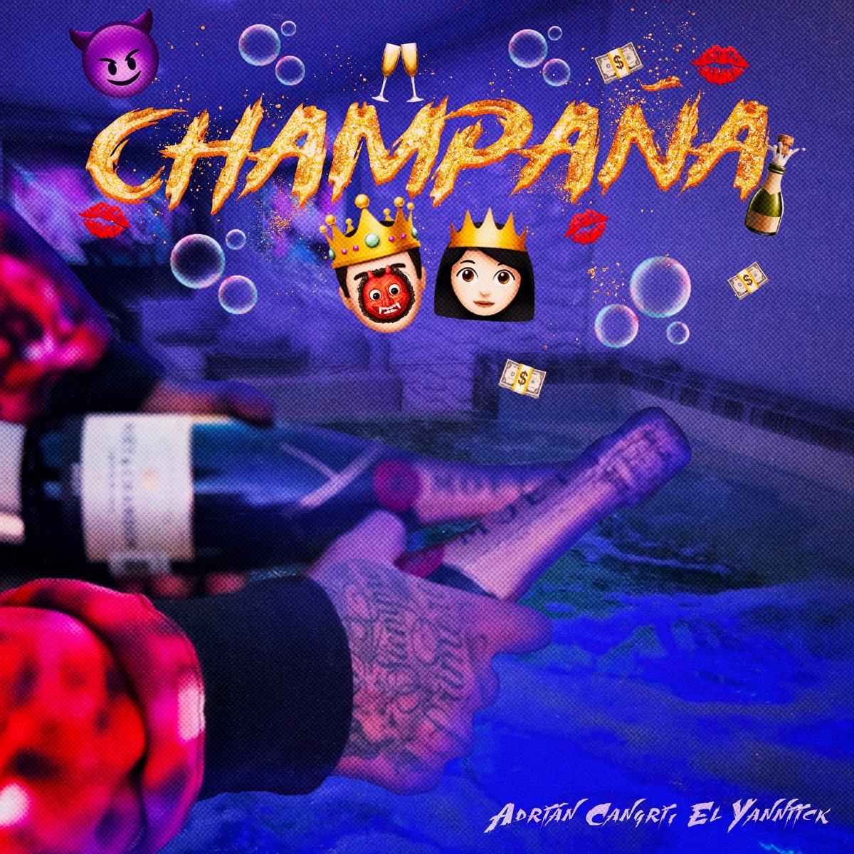 Champaña - Single by Adrian Cangri & El Yanniick album cover