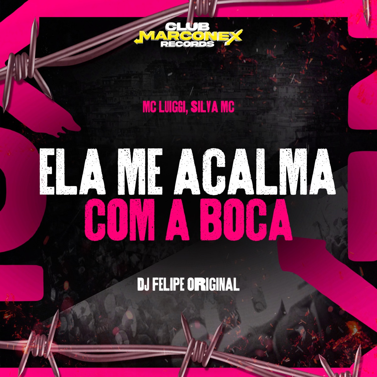 Ela Me Acalma Com a Boca - Single by MC Luiggi, Silva Mc & DJ Felipe Original album cover