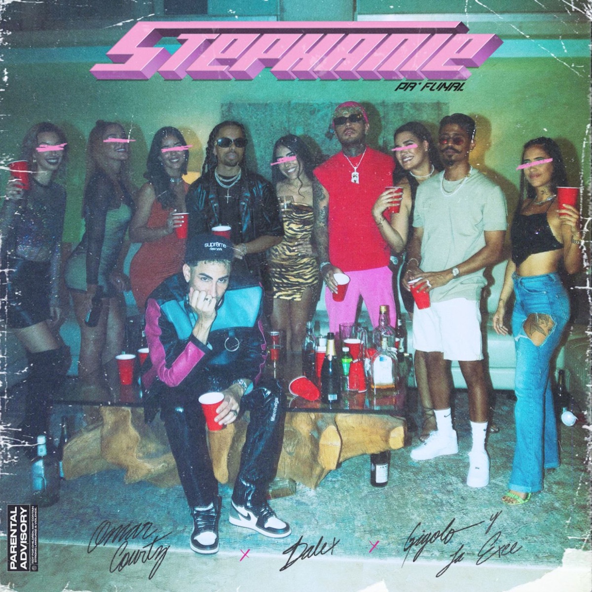 Stephanie "Pa Fumal" - Single by Omar Courtz, Dalex & Gigolo Y La Exce album cover artwork