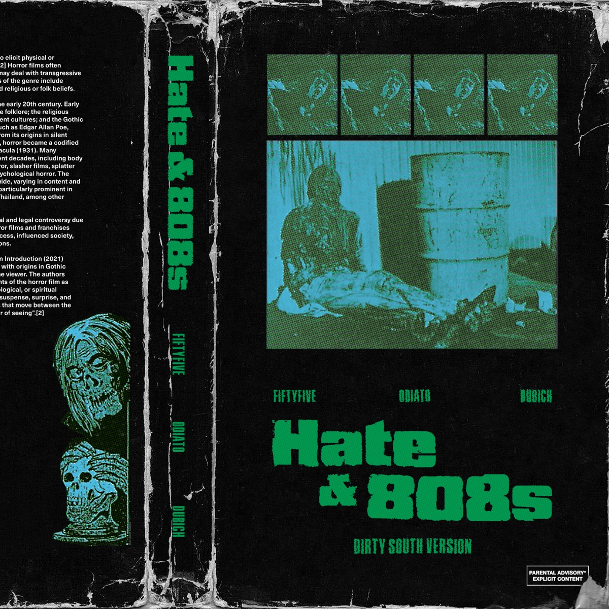 Hate & 808s (DIRTY SOUTH VERSION) - Single by fiftyfive, Odiato & Dubich album cover