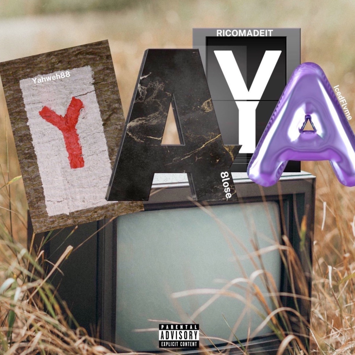 Yaya (feat. Icedflvme & vetmarc) - Single by 8lose, Yahweh88 & RicoMadeIt album cover