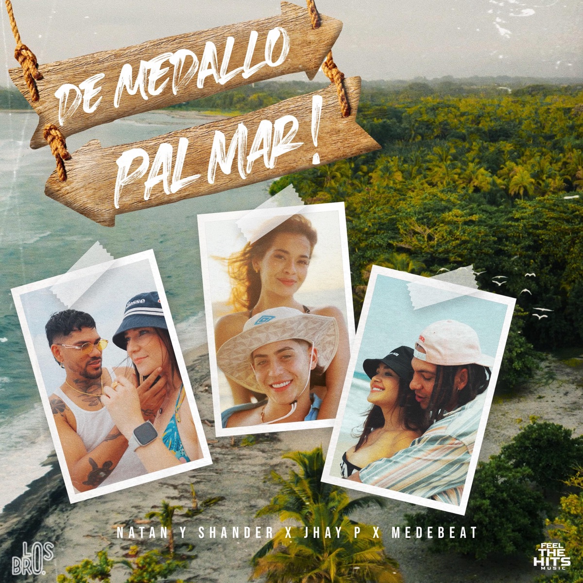 De Medallo Pal Mar - Single by Natan & Shander, Jhay P & Medebeat album cover