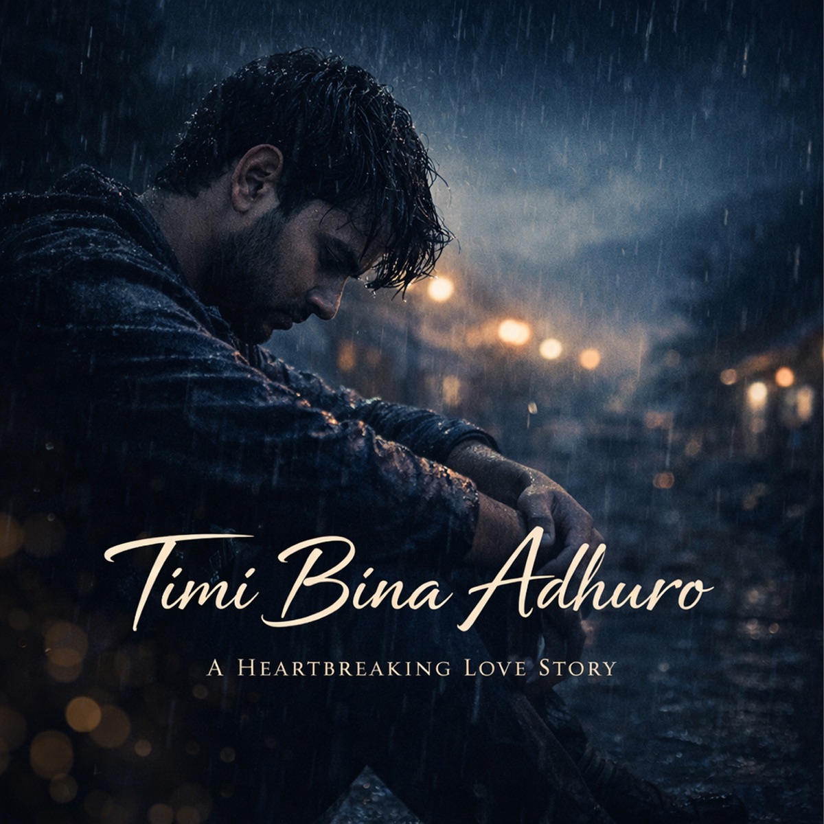 Timi BIna Adhuro - Single by Arjun Khadka album cover