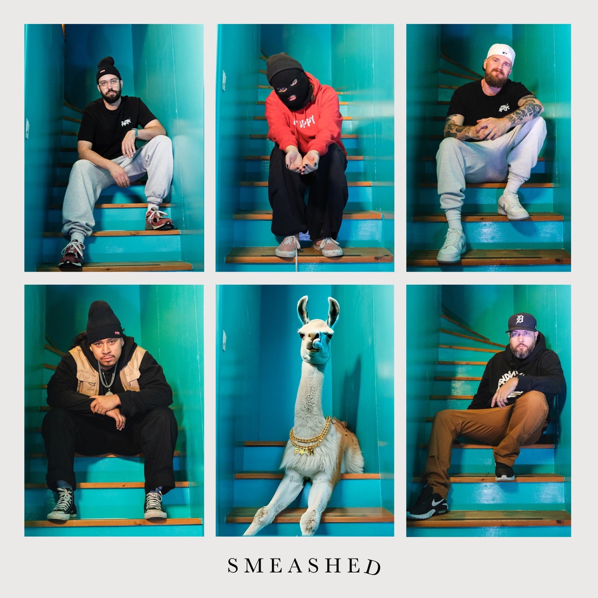 Smeashed - Single by FYRK, Dj Rullbiza, Finska Snubben, JAG, Tom Alfons & Walt Miguel album cover