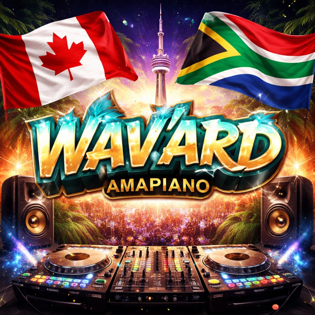 Wav'ard Amapiano (feat. Mcee Master) - Single by Djy Mpume Og album cover