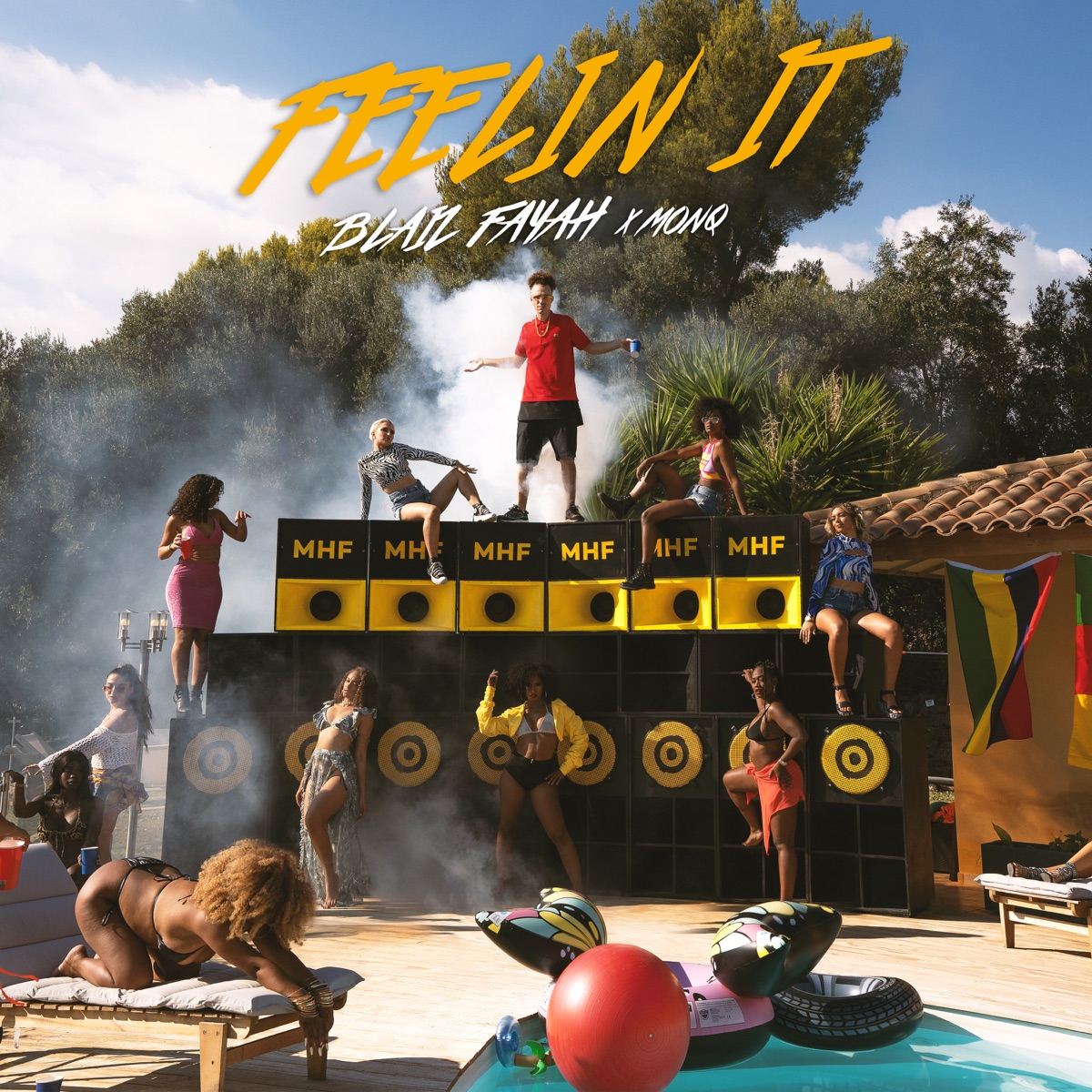 Feelin It - Single by Blaiz Fayah & Monq album cover