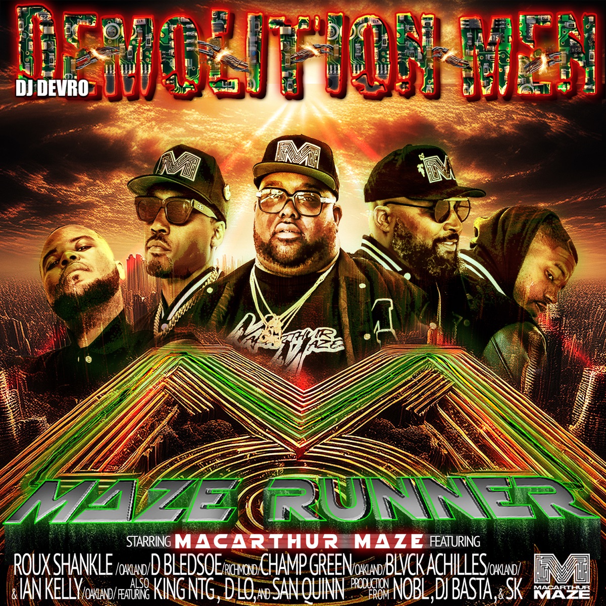 Maze Runner (DJ Mix) by Demolition Men & MacArthur Maze album cover
