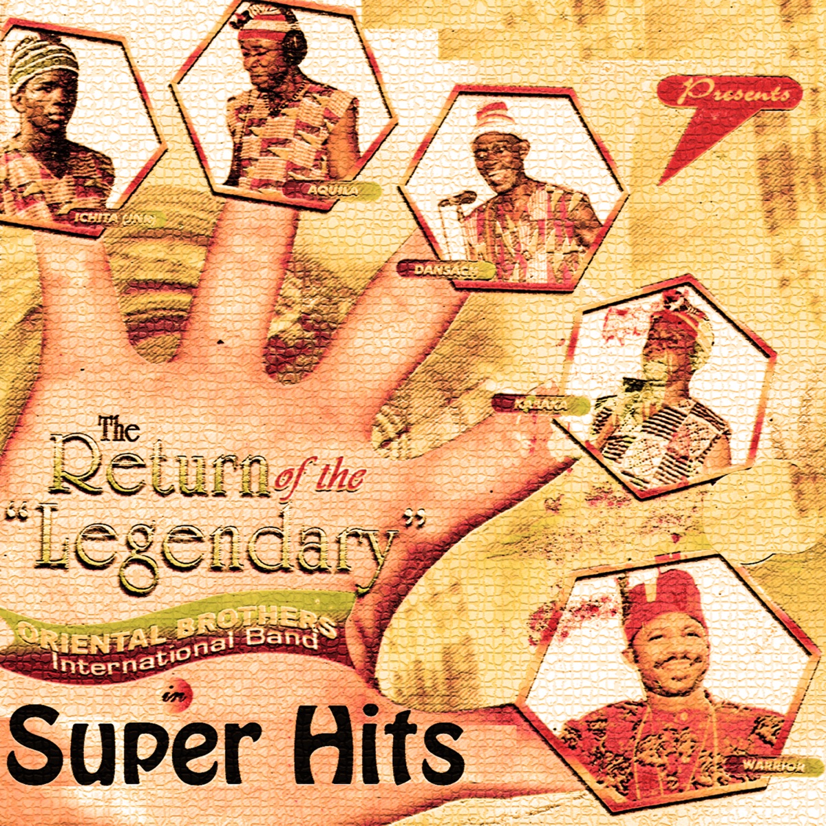Super Hits by Oriental Brothers International Band album cover