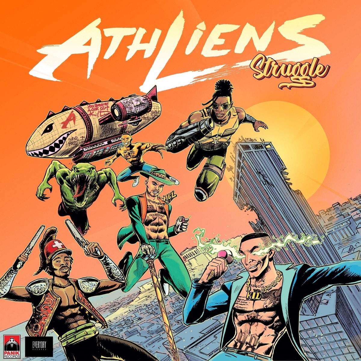 Struggle (feat. Daree, Musah & Crazie E) - Single by Athliens, Kid Young & Moose album cover