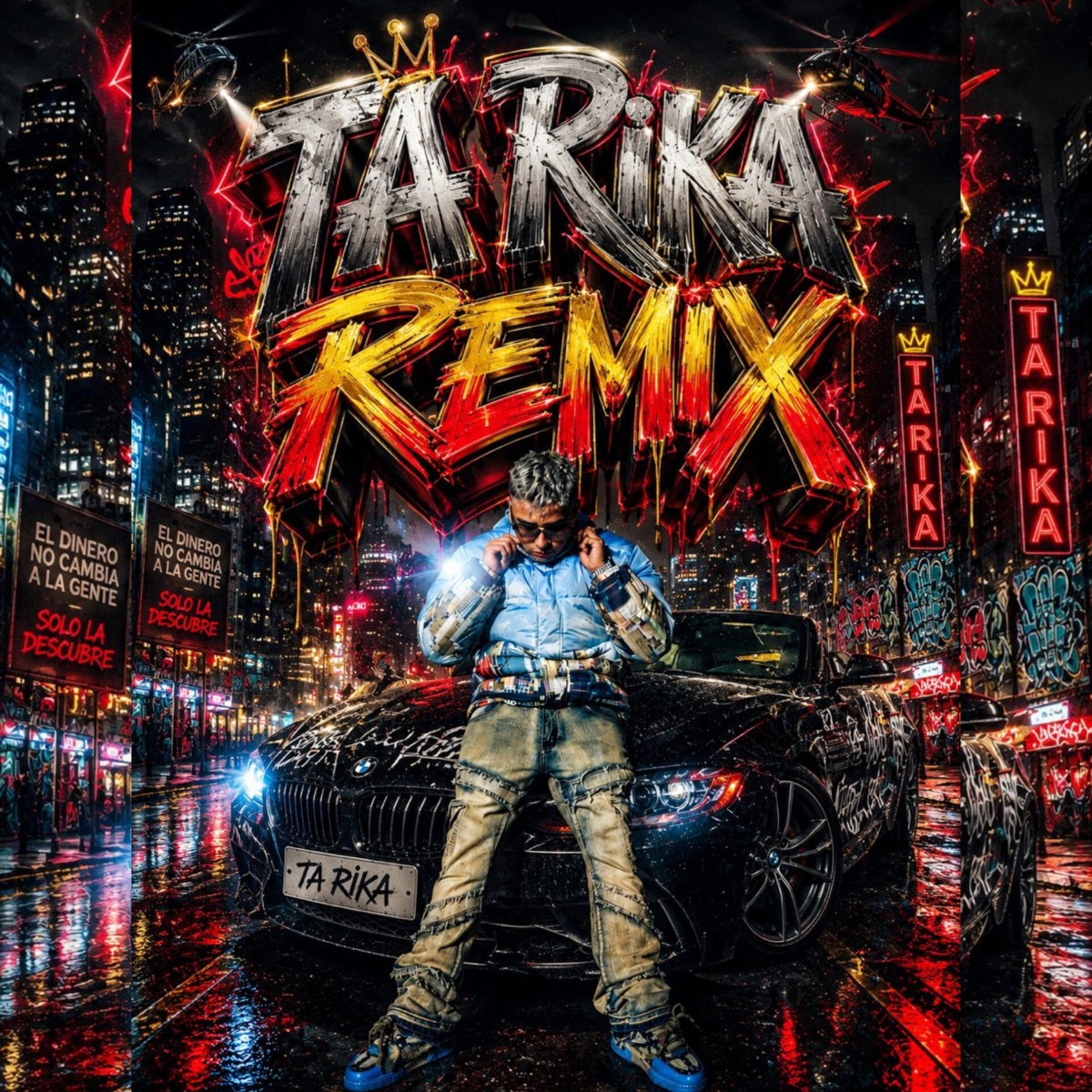 TA RIKA (feat. Jhonnyy El Duro, El Kapone, Yay721, Darling B, MatyKramm & Dicelo Rusio) [REMIX] - Single by MarroquinoOficial album cover