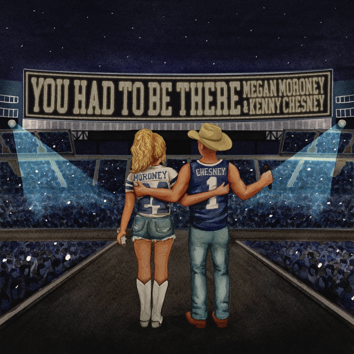 You Had To Be There - Single by Megan Moroney & Kenny Chesney album cover artwork