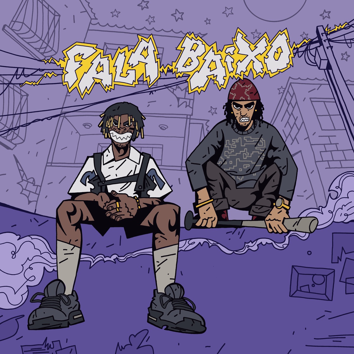 Fala Baixo - Single by Jovem Ben, Big Rush & Pile Beats album cover