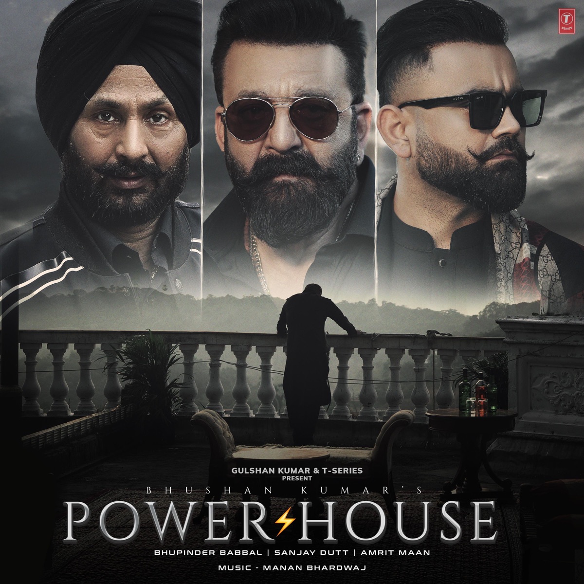 Powerhouse (feat. Sanjay Dutt) - Single by Bhupinder Babbal, Amrit Maan & Manan Bhardwaj album cover
