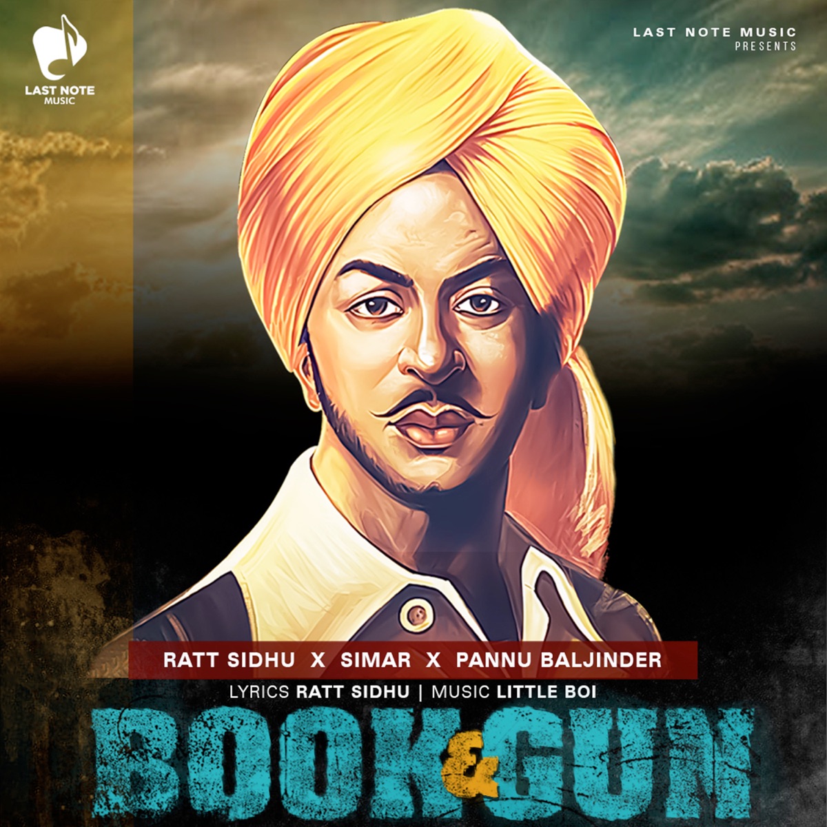 BOOK & GUN - Single by Ratt Sidhu, Little Boi & Simar album cover