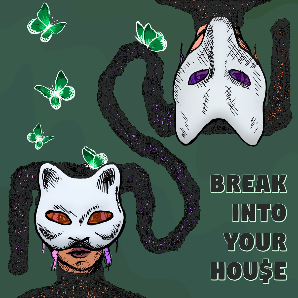 Break into Your Hou$E - Single by IKAN HYU & Drahthaus album cover