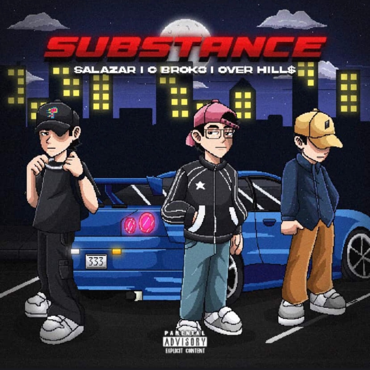 Substance (feat. Salazar & Over Hill$) - Single by C BROK3 album cover