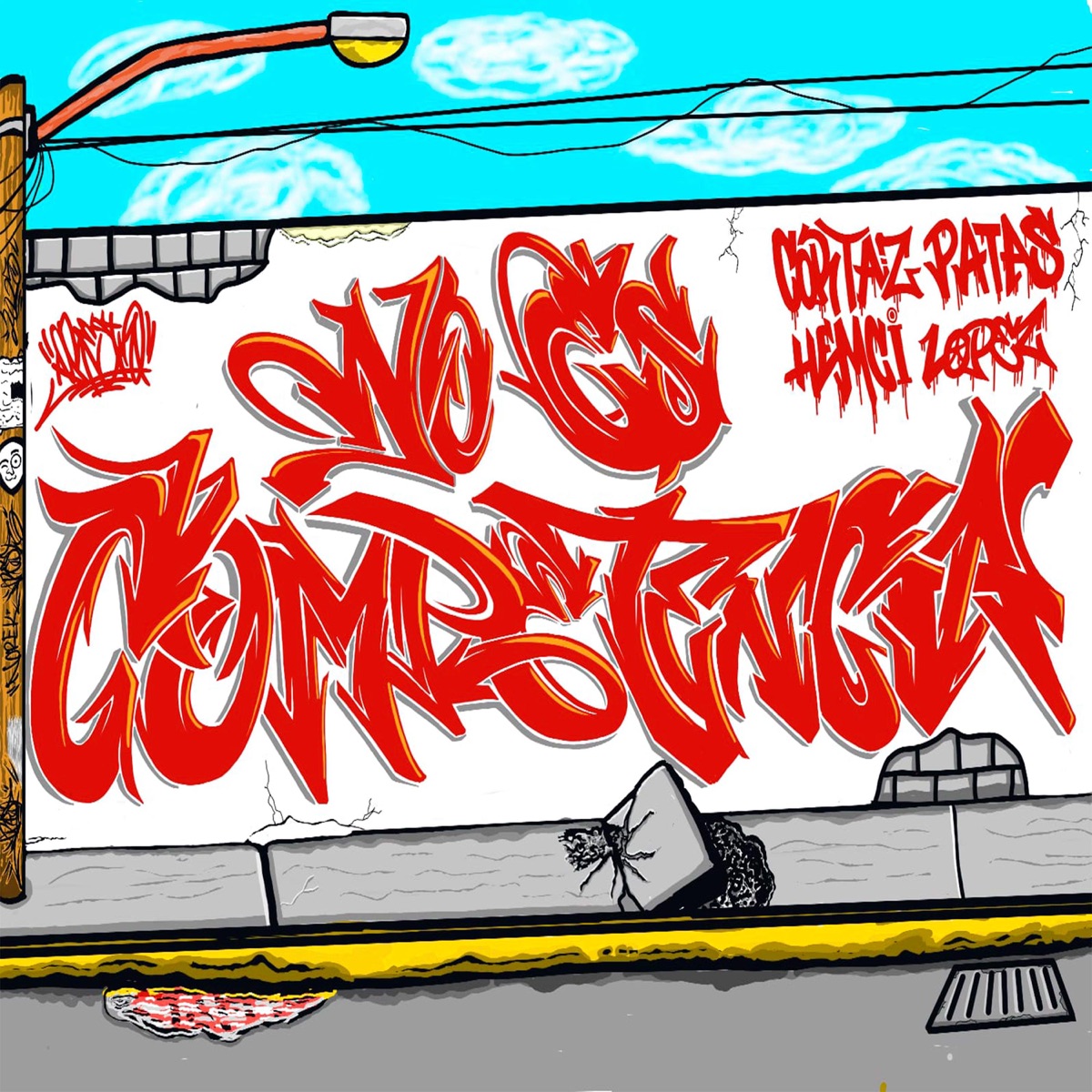 No Es Competencia (feat. Hemcilopez) - Single by Cortaz Patas album cover