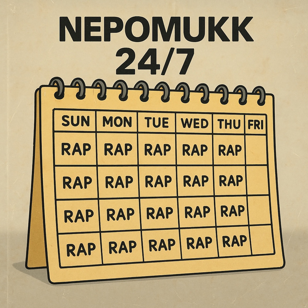 24/7 - Single by Nepomukk album cover