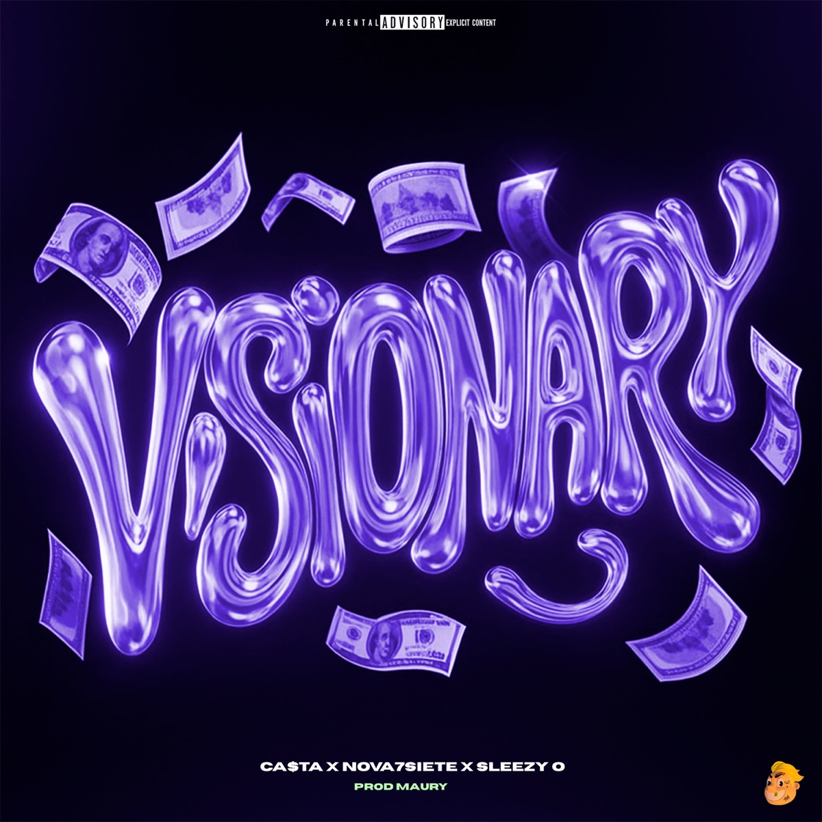 Visionary - Single by CA$TA, Nova7siete & Sleezy O album cover