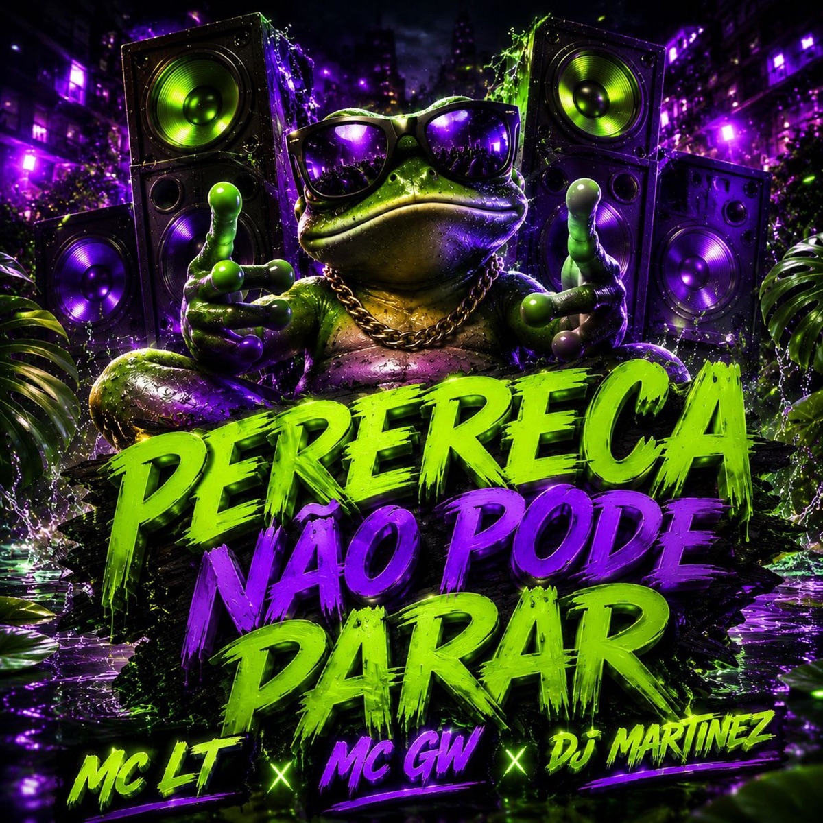 Perereca não pode Parar - Single by Mc LT Oficial, Mc Gw & DJ MARTINEZ album cover