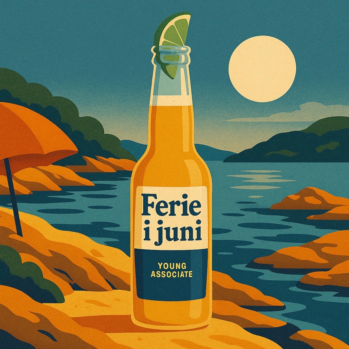 Ferie i juni - Single by Young Associate album cover