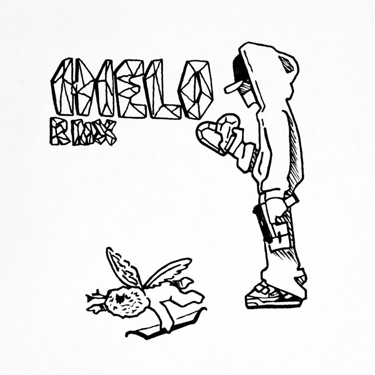 Hielo (Remix) [feat. ELEKAENE] - Single by AMVI album cover