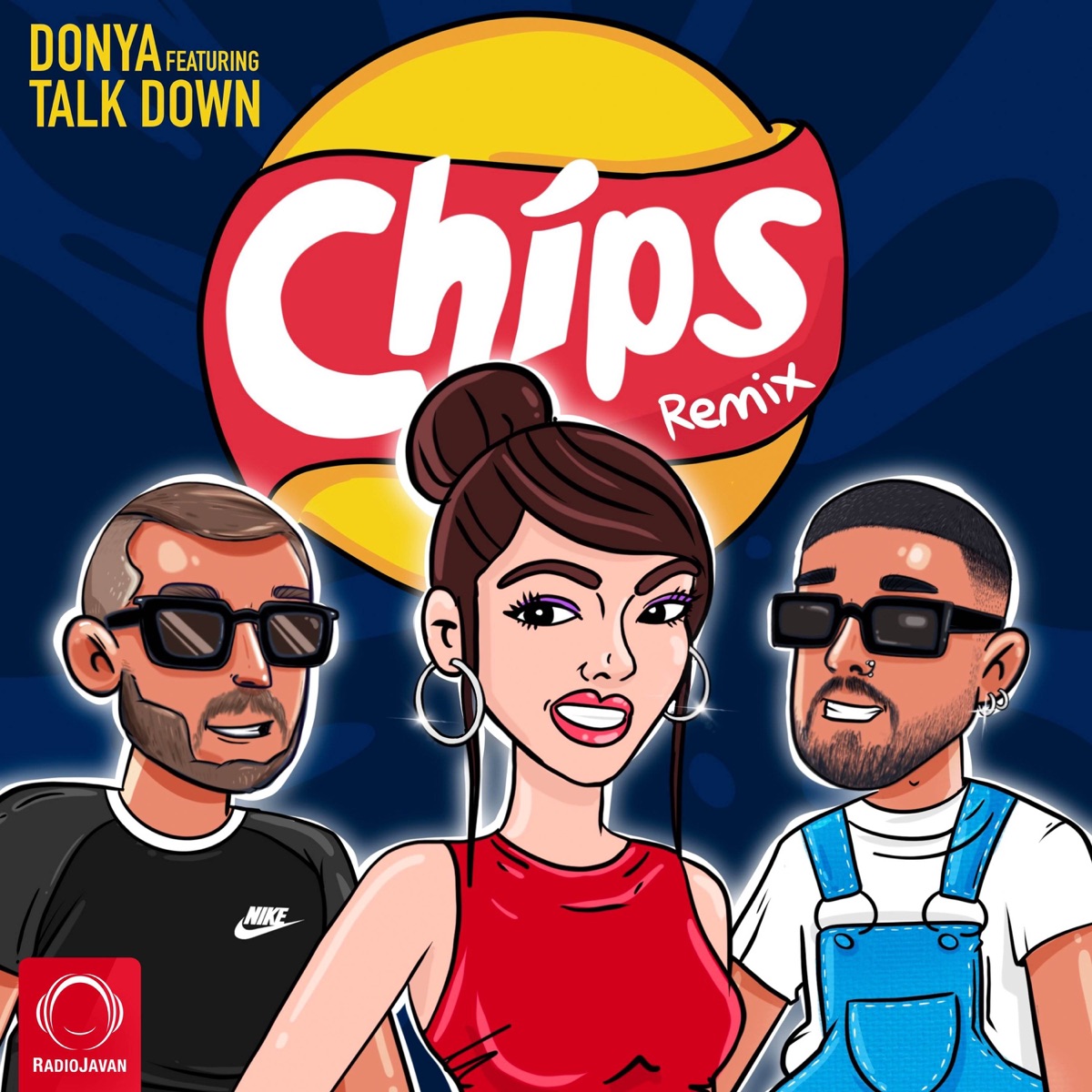 Chips (Remix) - Single by Donya & Talk Down album cover
