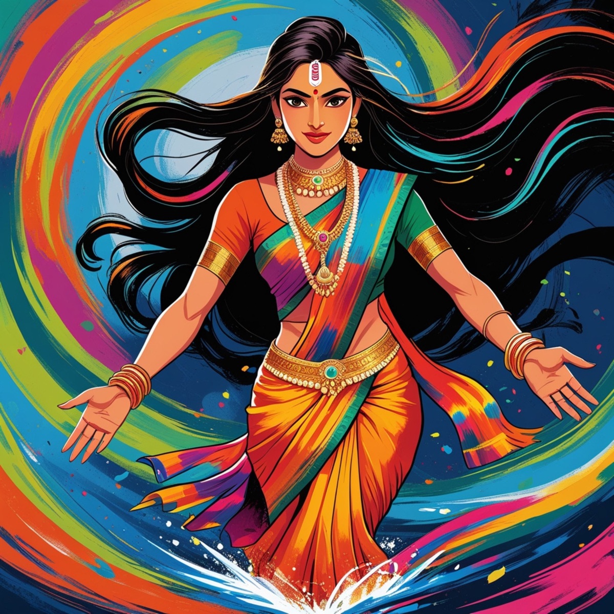 Paint the World with Every Step You Take by Sofia Saanvi album cover