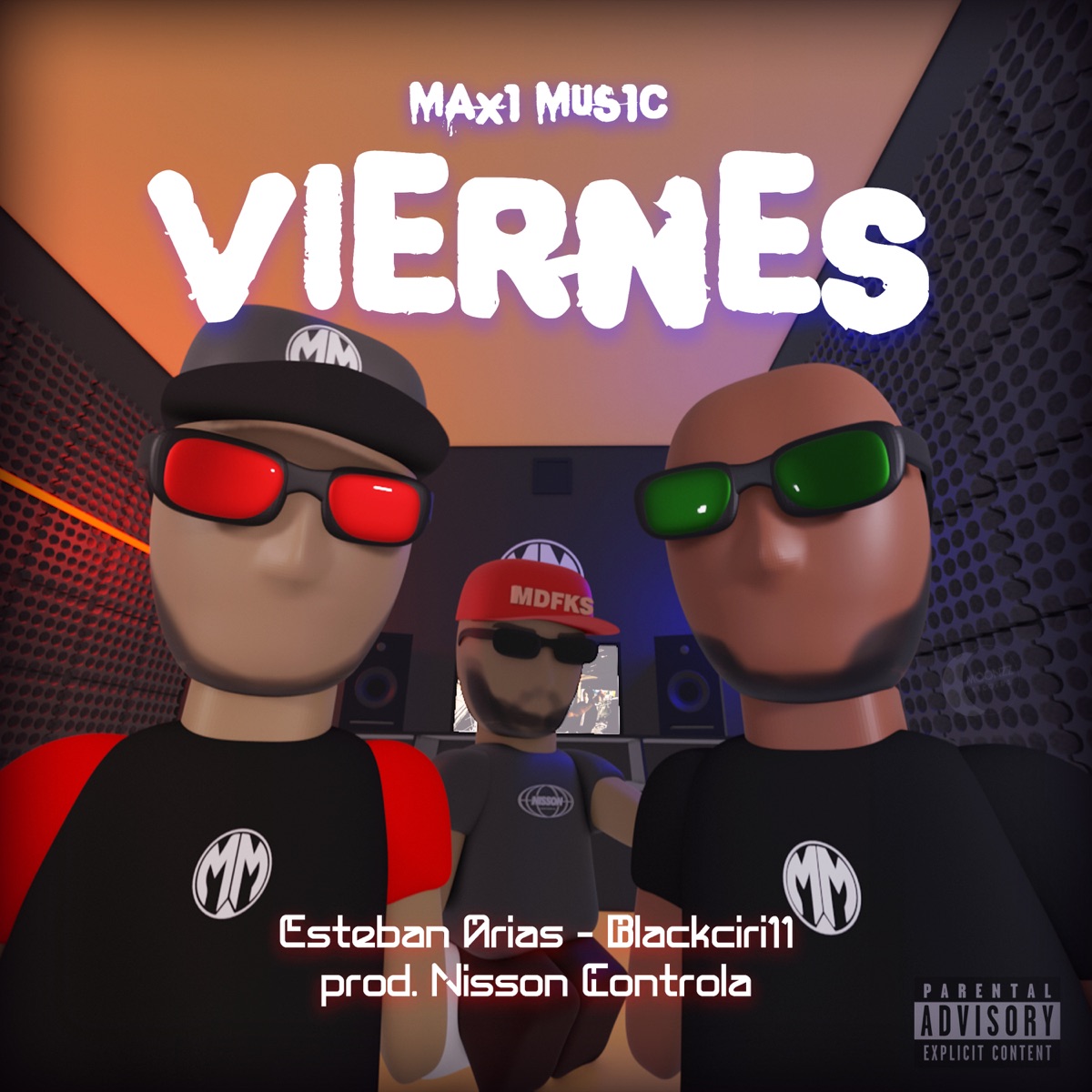 Viernes - Single by Max1 Mus1c, BLACKCIRI11 & Esteban Arias album cover