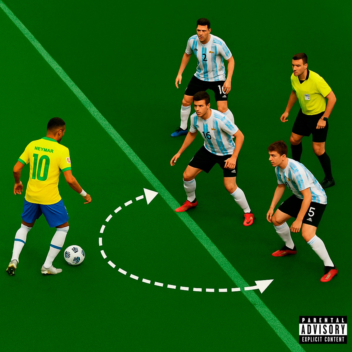 Neymar na Ponta - Single by Bigg-M, Meiuka Prod & Cenoura Beats album cover