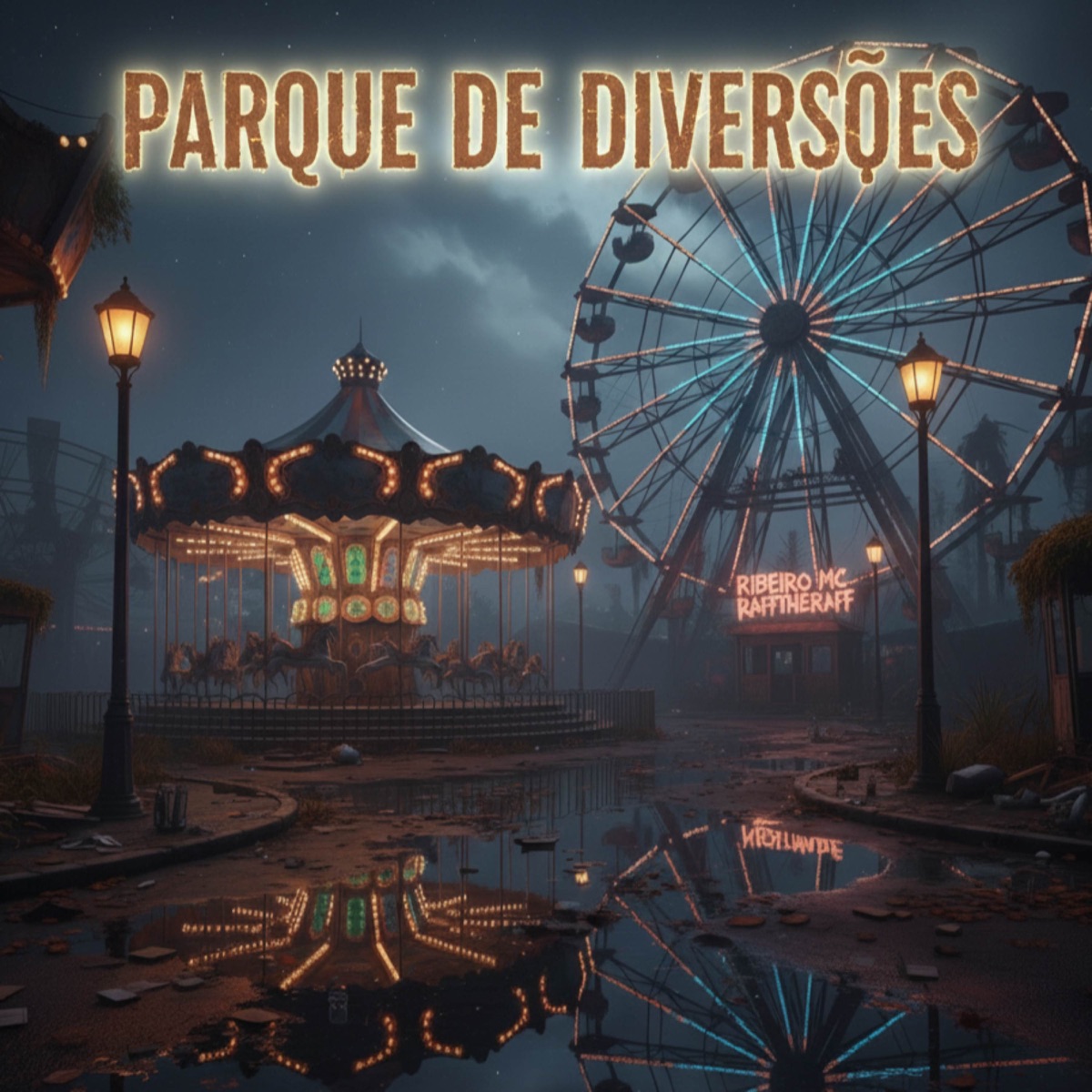 PARQUE DE DIVERSÕES - Single by rafftheraff & Ribeiro MC album cover