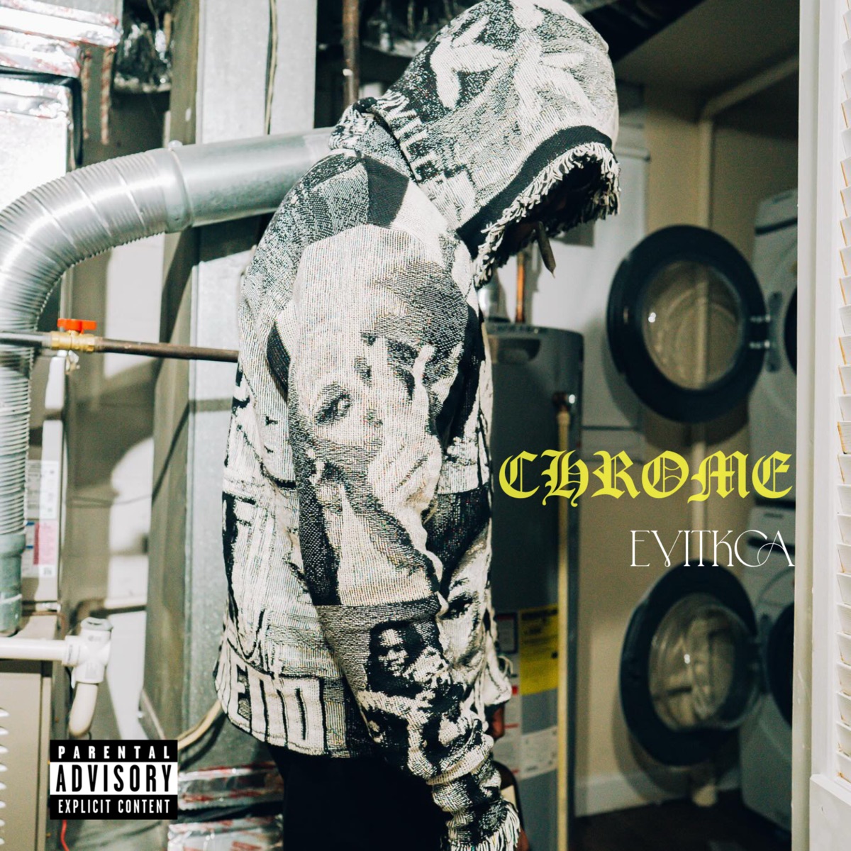 EVITKCA “CHROME” - Single by SlimeReaper album cover