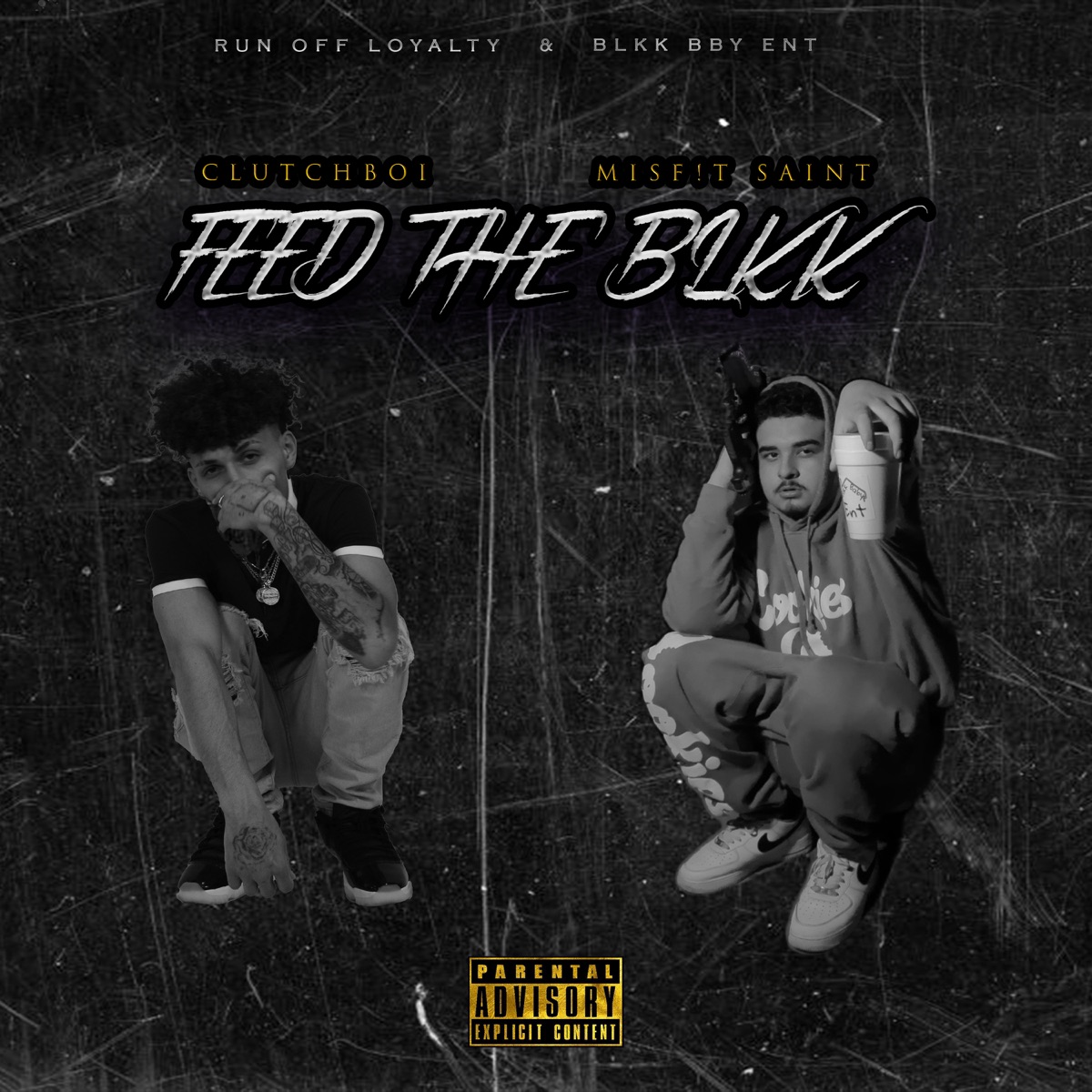 Feed The Blkk - EP by MISF!T SAINT & Clutchboi album cover