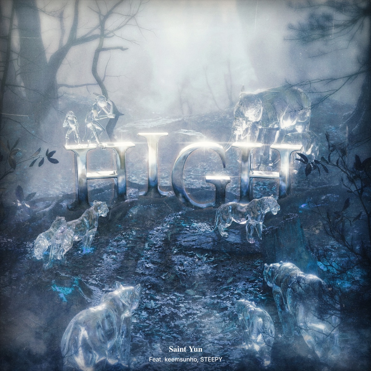 HIGH (feat. keemsunho & STEEPY) - Single by Saint Yun album cover