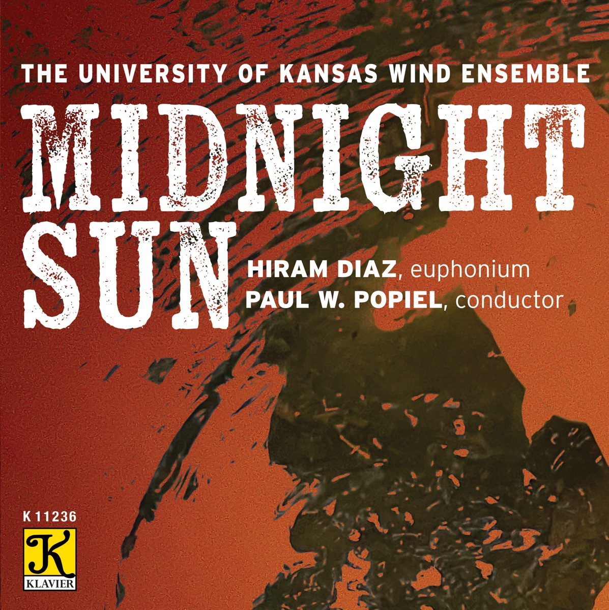 Midnight Sun by University of Kansas Wind Ensemble & Paul Popiel album cover