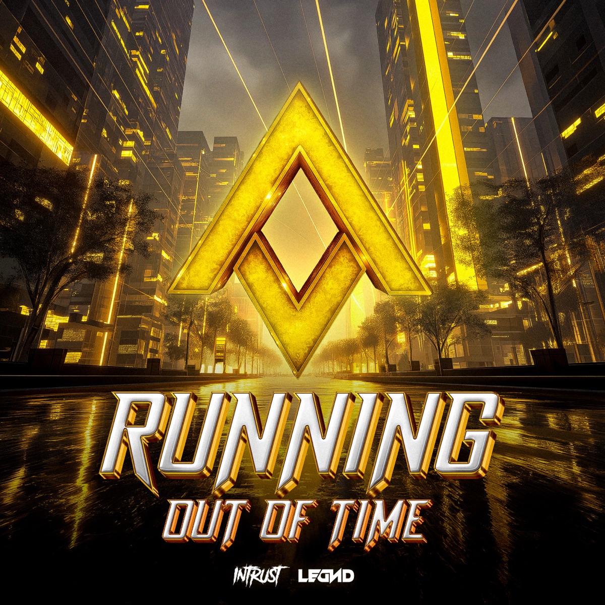 Running Out Of Time - Single by Intrust & LEGND album cover