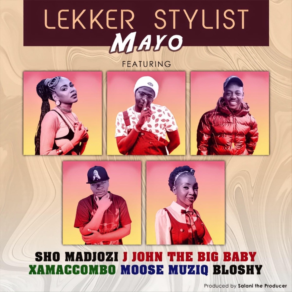 Mayo (feat. Sho Madjozi, J John The Big Baby, XamaCcombo Wa Mhana Vafana, Mo o se, Bloshy & Salani The Producer) - Single by Lekker Stylist album cover