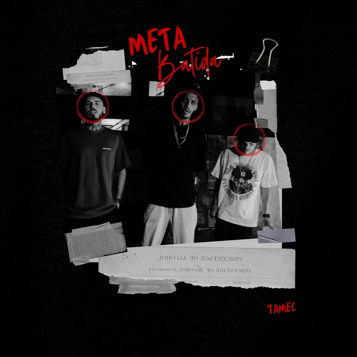 Meta Batida (feat. Blanko) - Single by TAMEC, PTK & Baby Crime album cover