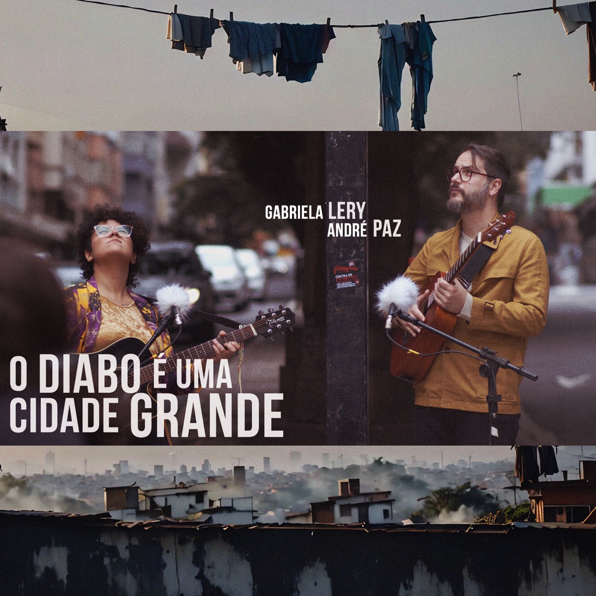 O diabo é uma cidade grande - Single by André Paz & Gabriela Lery album cover