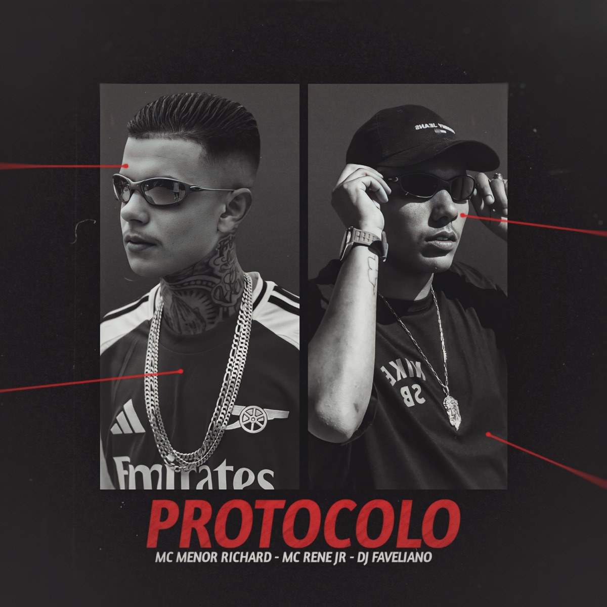 Protocolo - Single by Menor Richard, MC Rene JR & DJ Faveliano album cover