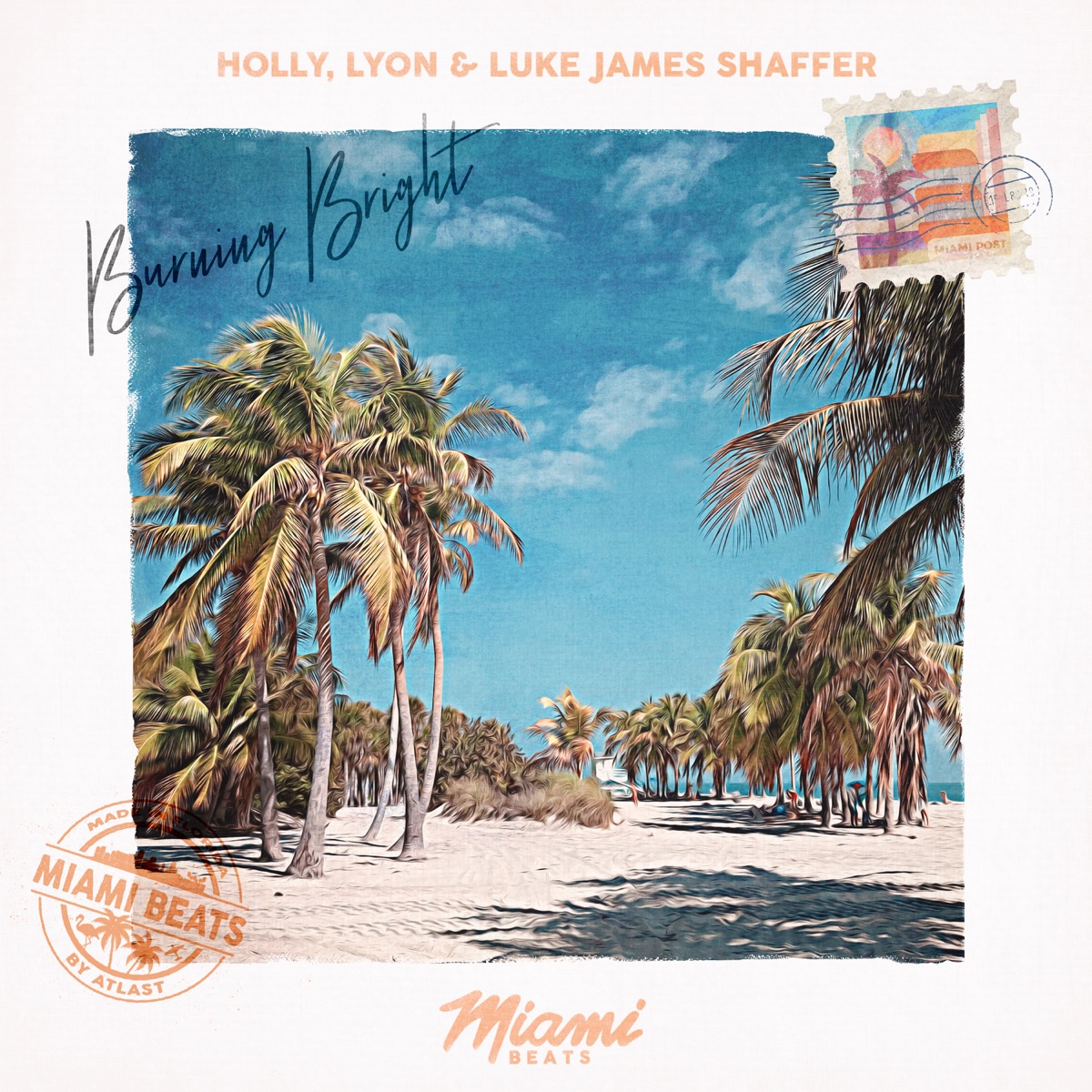 Burning Bright - Single by Holly, LYON & Luke James Shaffer album cover