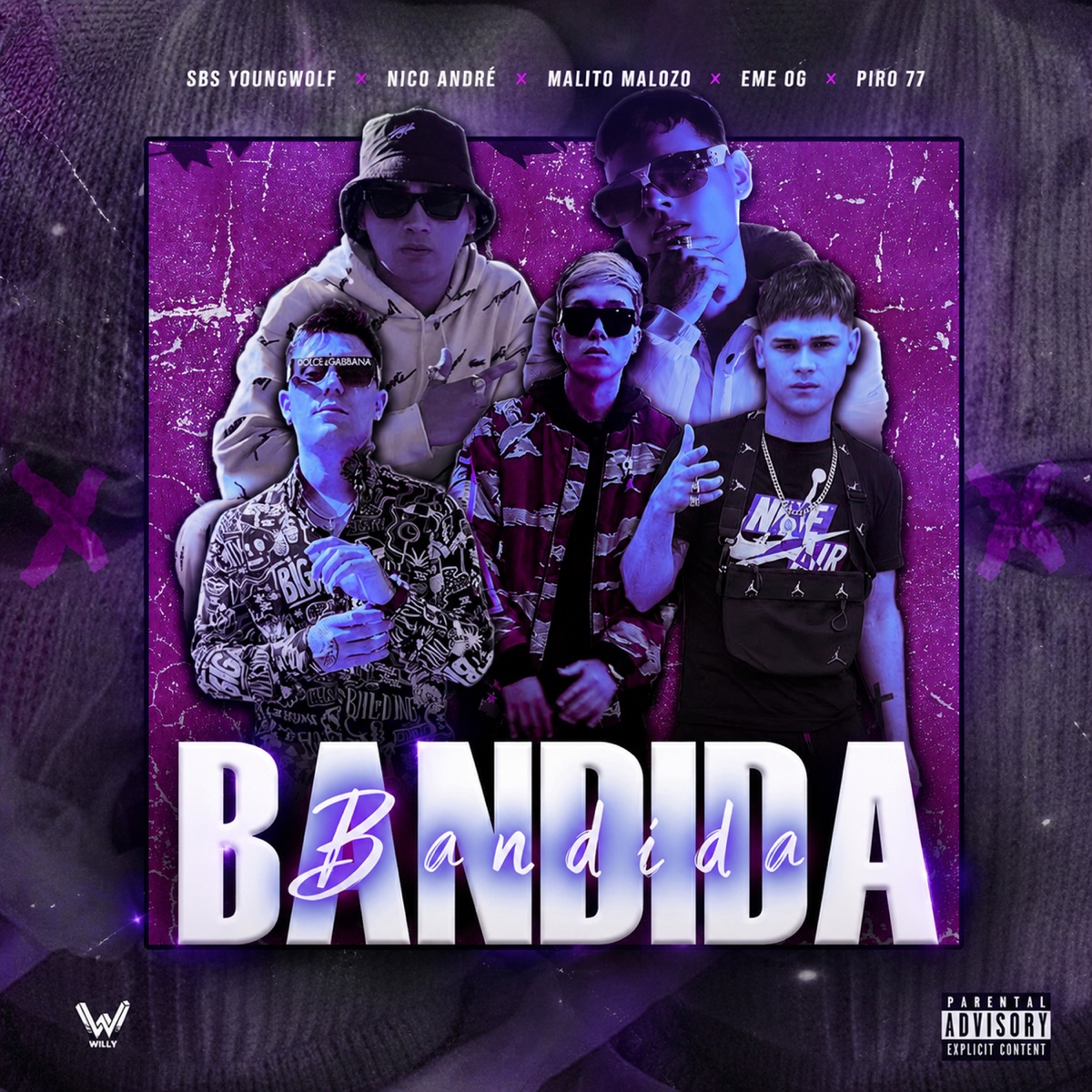 Bandida (feat. EME OG & Piro 77) - Single by SBS YOUNGWOLF, nico andré & Malito Malozo album cover