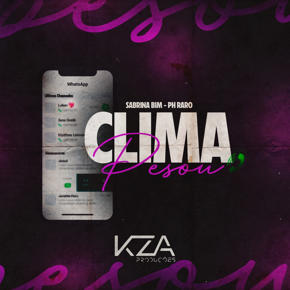 Clima Pesou - Single by Sabrina BIM & PH RARO album cover