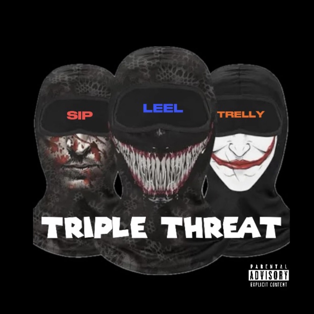 TRIPLE THREAT by SIP, LeelBoy & Mbk Trelly album cover