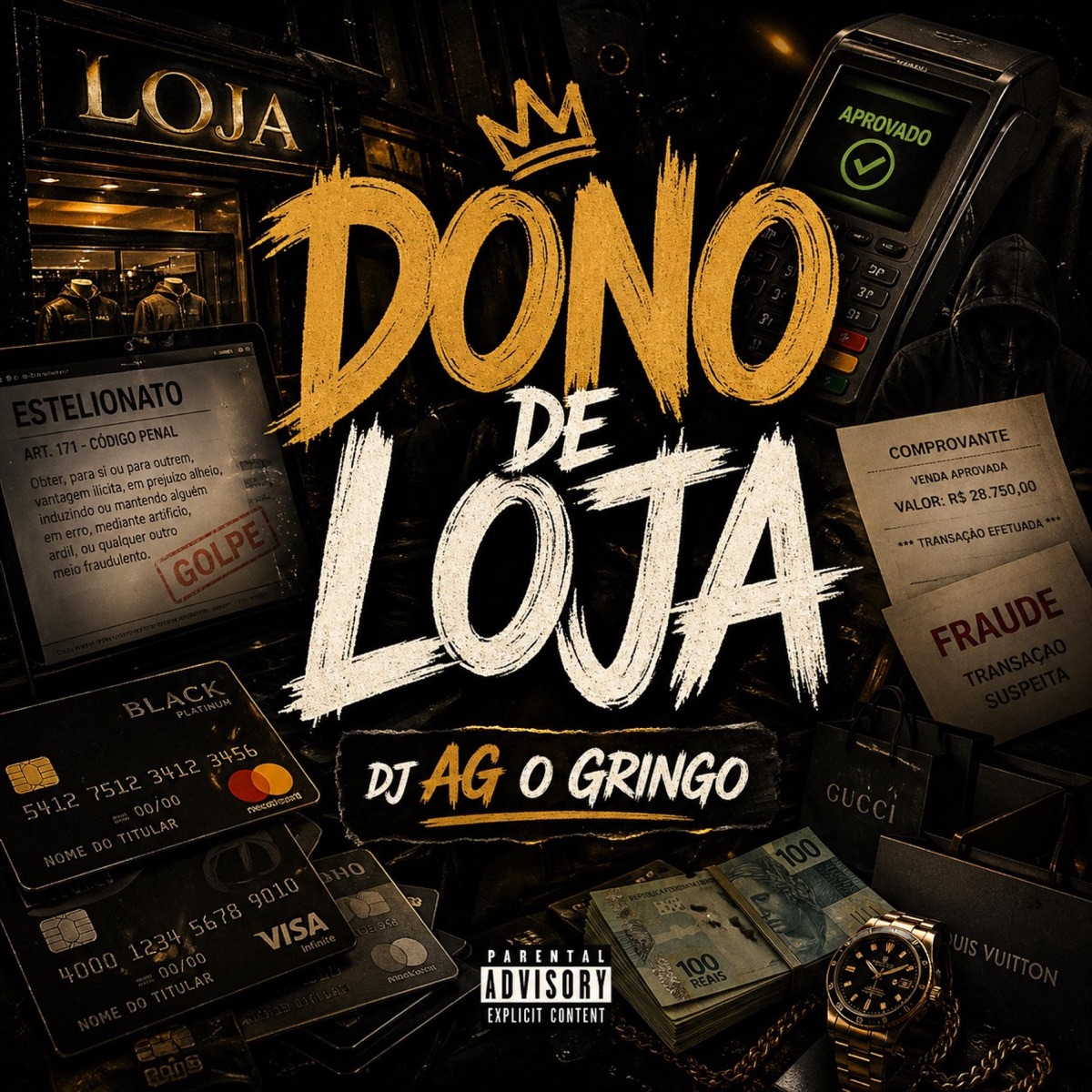 DONO DE LOJA - Single by DJ AG O GRINGO album cover