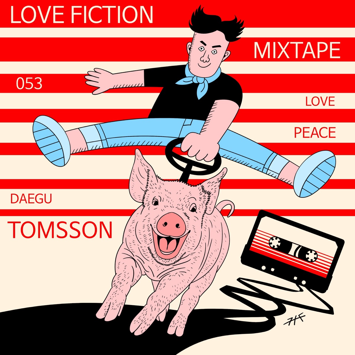 LOVE FICTION by TOMSSON album cover