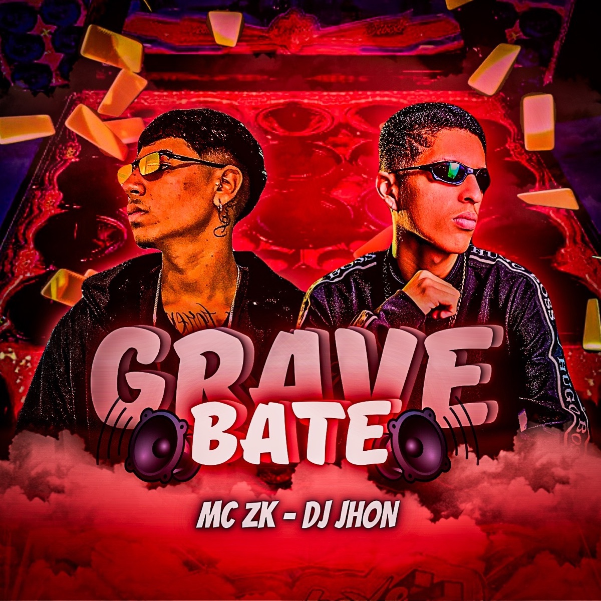 GRAVE BATE - Single by DJ JHON & MC ZK album cover