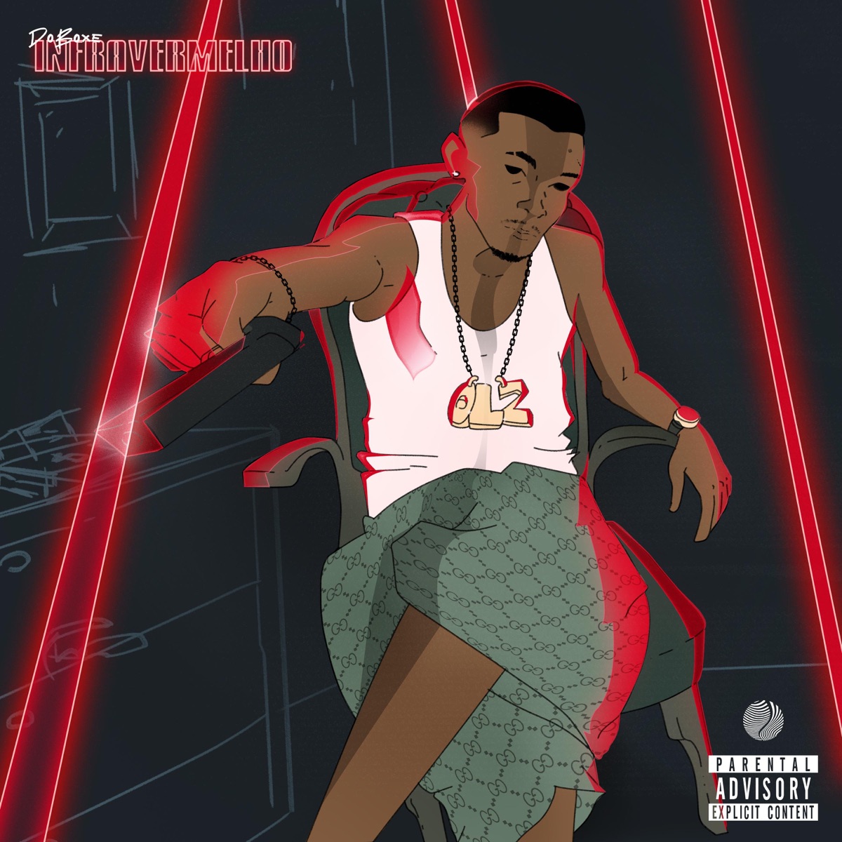 Infravermelho (feat. DOBOXE) - Single by Olanza album cover