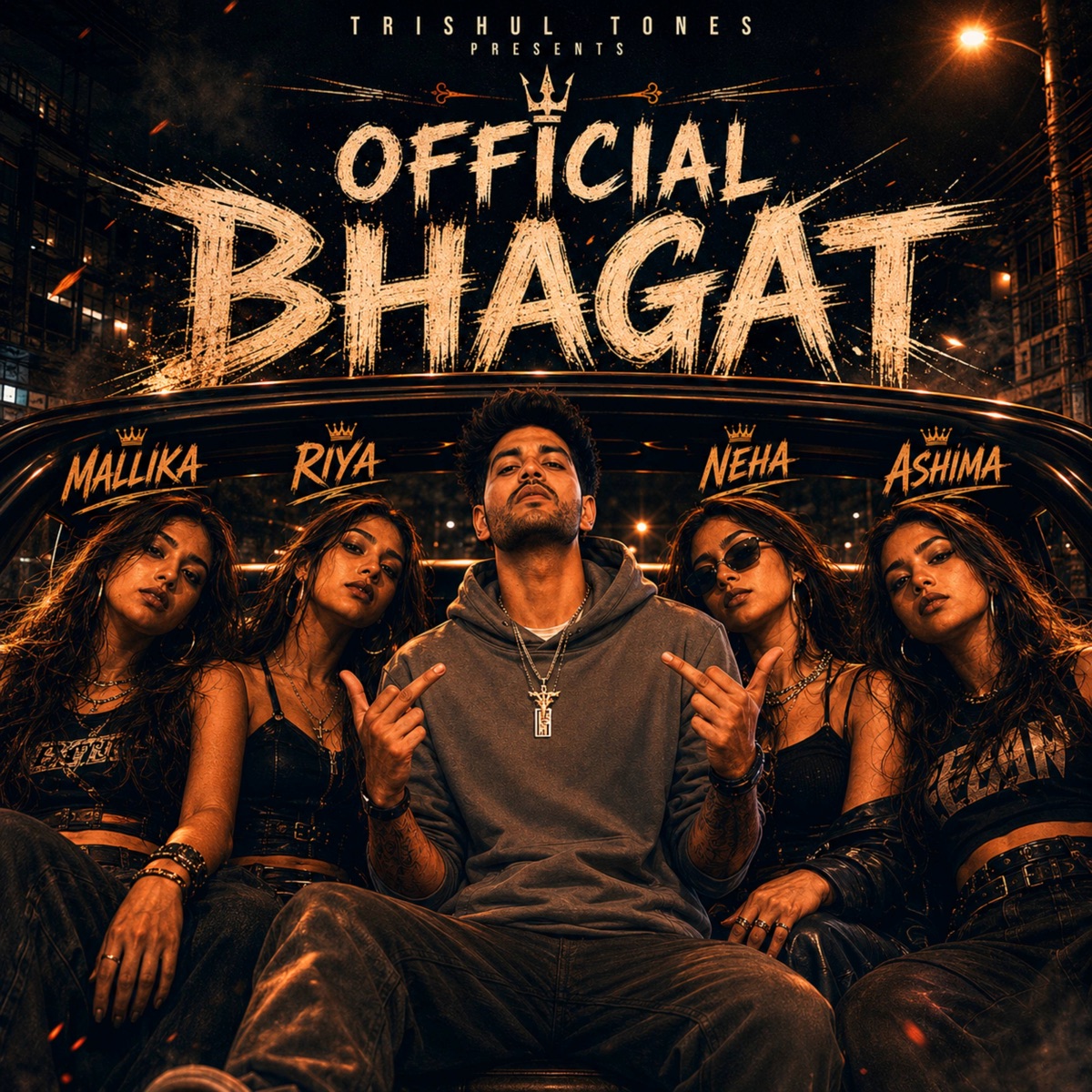 Mallika-Riya-Neha-Ashima - Single by Official Bhagat album cover